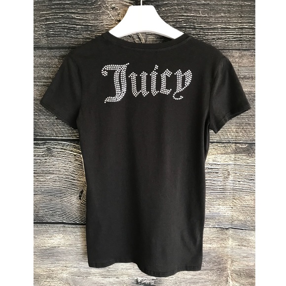 Juicy Couture Tops - Juicy Couture T-Shirt Medium Black Label LA